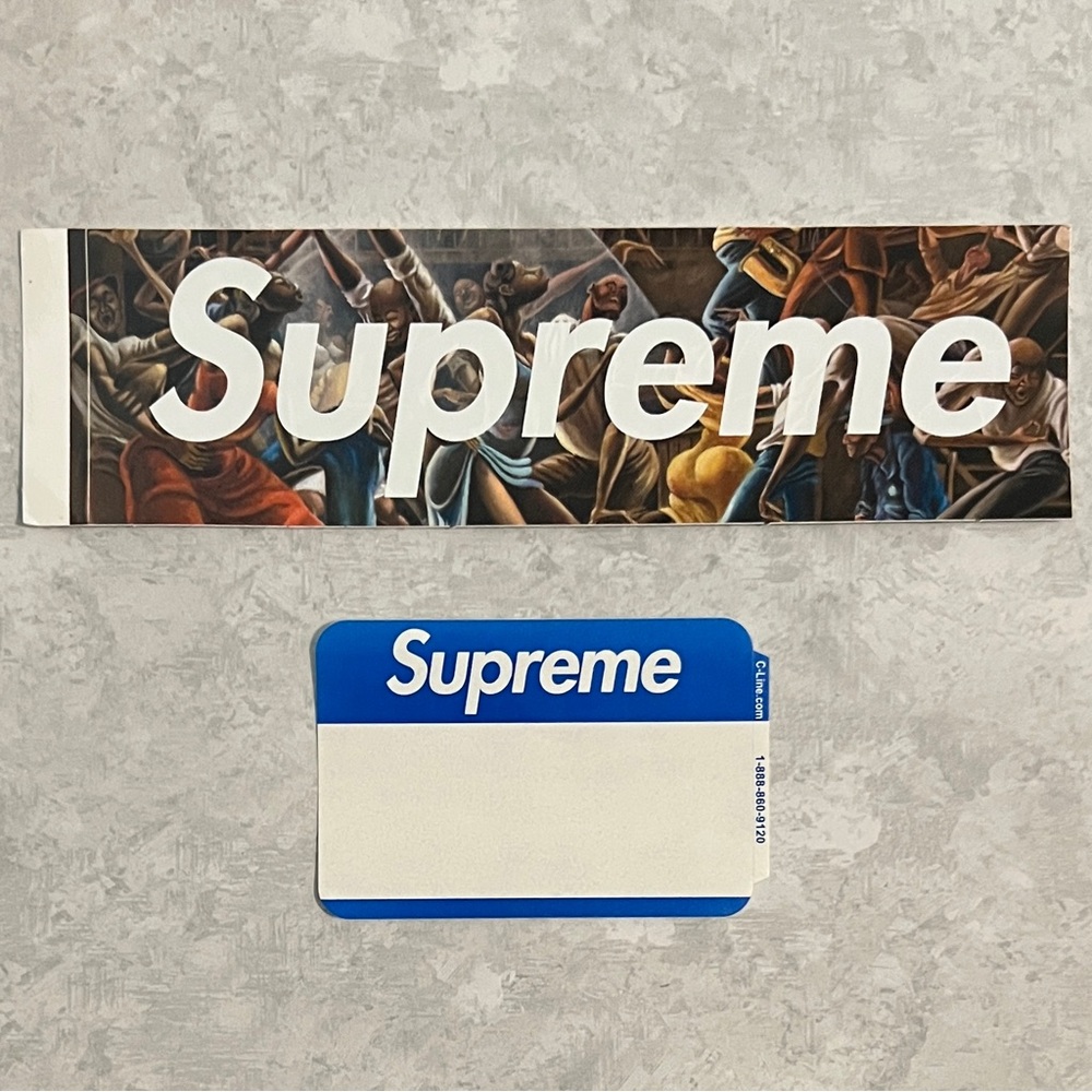 Supreme Ernie Barnes Box Logo Sticker